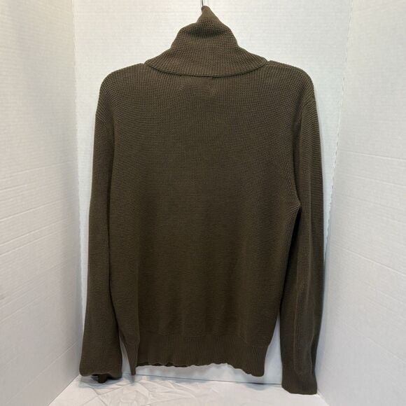 Lauren Ralph Lauren Active Waffle Knit Drawstring High Neck Sweater Women XL - Picture 3 of 8